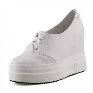 Hidden Increase Campus Shoes That Make You Taller 10cm / 4Inch Lace-Up Hidden Heel Walking Shoes