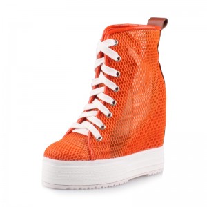 Taller Hieght High Top Casual Shoes Height Boosting 12cm / 4.7Inch Lace-Up Increase Chukka Boot