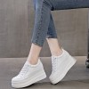 Height Elevator Campus Shoes To Make You Taller 8cm / 3.2Inch Lace-Up Hidden Heel Platform Shoes