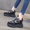 Hidden Heel Sports Shoes Increasing 8cm / 3.2Inch Lace-Up Hidden Height Athletic Shoes