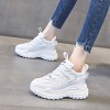 Hidden Heel Sports Shoes Increasing 8cm / 3.2Inch Lace-Up Hidden Height Athletic Shoes