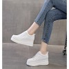 Height Elevator Campus Shoes To Make You Taller 8cm / 3.2Inch Lace-Up Hidden Heel Platform Shoes