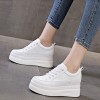 Height Elevator Campus Shoes To Make You Taller 8cm / 3.2Inch Lace-Up Hidden Heel Platform Shoes