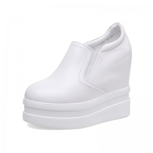 Elevated Dress Shoes Grow Tall 12cm / 4.7Inch Slip-On & Pull-On Height Increasing Casual Shoes