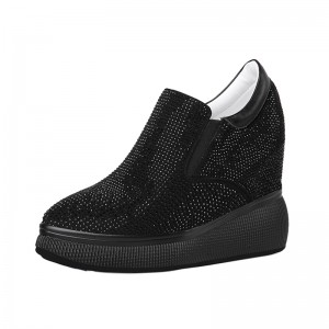 Hidden Heel Loafers That Make You Taller 10cm / 4Inch Slip-On & Pull-On Hidden Heel Taller Platform Shoes