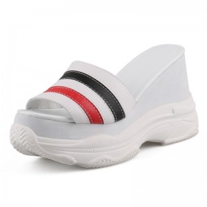 Hidden Increase Sandals Shoes Get Tall 10cm / 4Inch Slip-On & Pull-On Hidden Heel Slipper