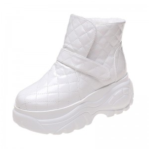 Hidden Elevator Ankle Boots Heel Lifts 7cm / 2.8Inch Slip-On & Pull-On Hidden Elevator Snow Boot