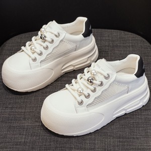 Taller Sports Shoes Extra Height 6cm / 2.4Inch Lace-Up Taller Walking Shoes