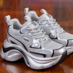 Hidden Lift Racing Shoes For Extra Height 8cm / 3.2Inch Lace-Up Hidden Lift Outdoor Shoes
