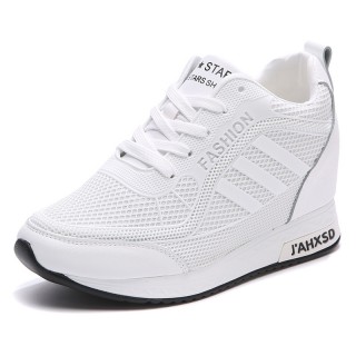 Taller Sports Shoes Extra Height Increasing 7cm / 2.8Inch Lace-Up Taller Outdoor Shoes