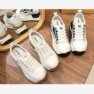 Height Walking Shoes Enhance Your Height 6cm / 2.4Inch Lace-Up Height Platform Shoes