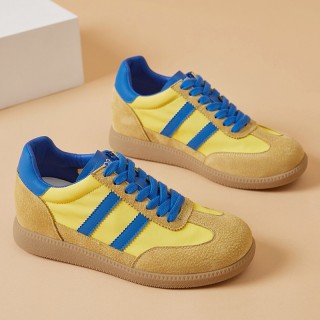 Red Elevator Campus Shoes Add Height 6cm / 2.4Inch Lace-Up Elevator Walking Shoes