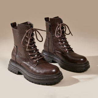Taller Hieght Ankle Boots Elevator 9cm / 3.5Inch Zip Taller Hieght Lace Up Boot